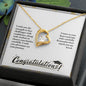 Graduation Forever Heart Necklace