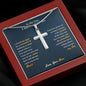 My Son | I am proud of you - Stainless Steel Cross Necklace