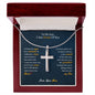 My Son | I am proud of you - Stainless Steel Cross Necklace