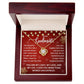 To My Soulmate Love Knot Necklace Christmas Lights