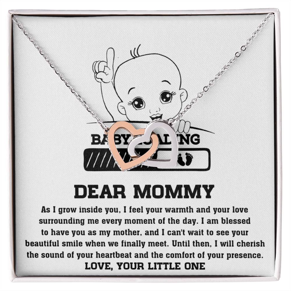 Dear Mommy Interlocking Hearts