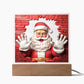 Christmas 3D Santa Clause Acrylic Plaque