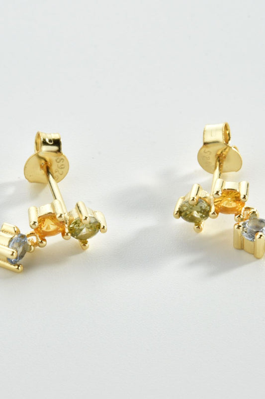 Zircon 925 Sterling Silver Earrings