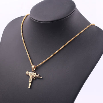 Submachine Gun Pistol Necklaces