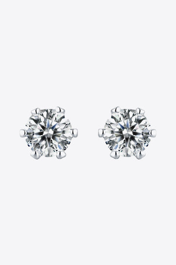 Good Days Ahead Moissanite Stud Earrings