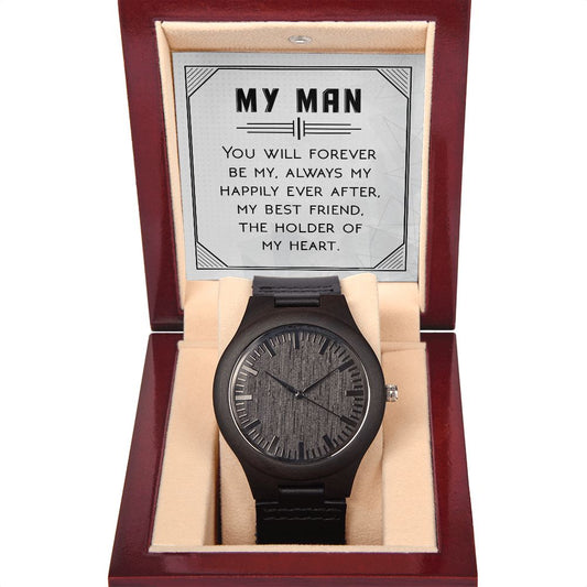 To My Man| Wooden Watch