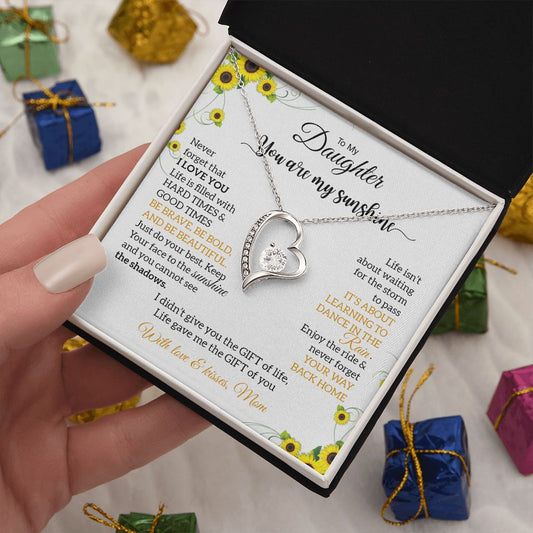 To My Daughter(Sunshine)| Forever Love Necklace