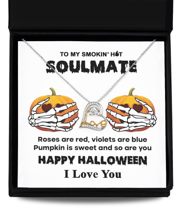 To My Smokin' Hot Soulmate Love Dancing Necklace