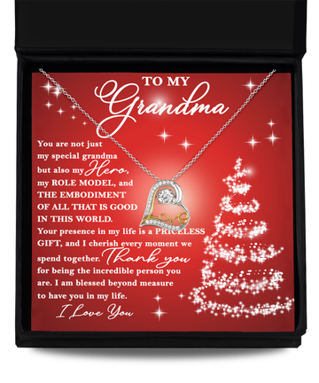 To My Grandma Love Dancing Necklace