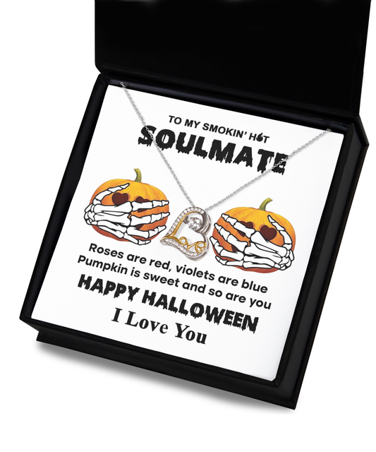 To My Smokin' Hot Soulmate Love Dancing Necklace